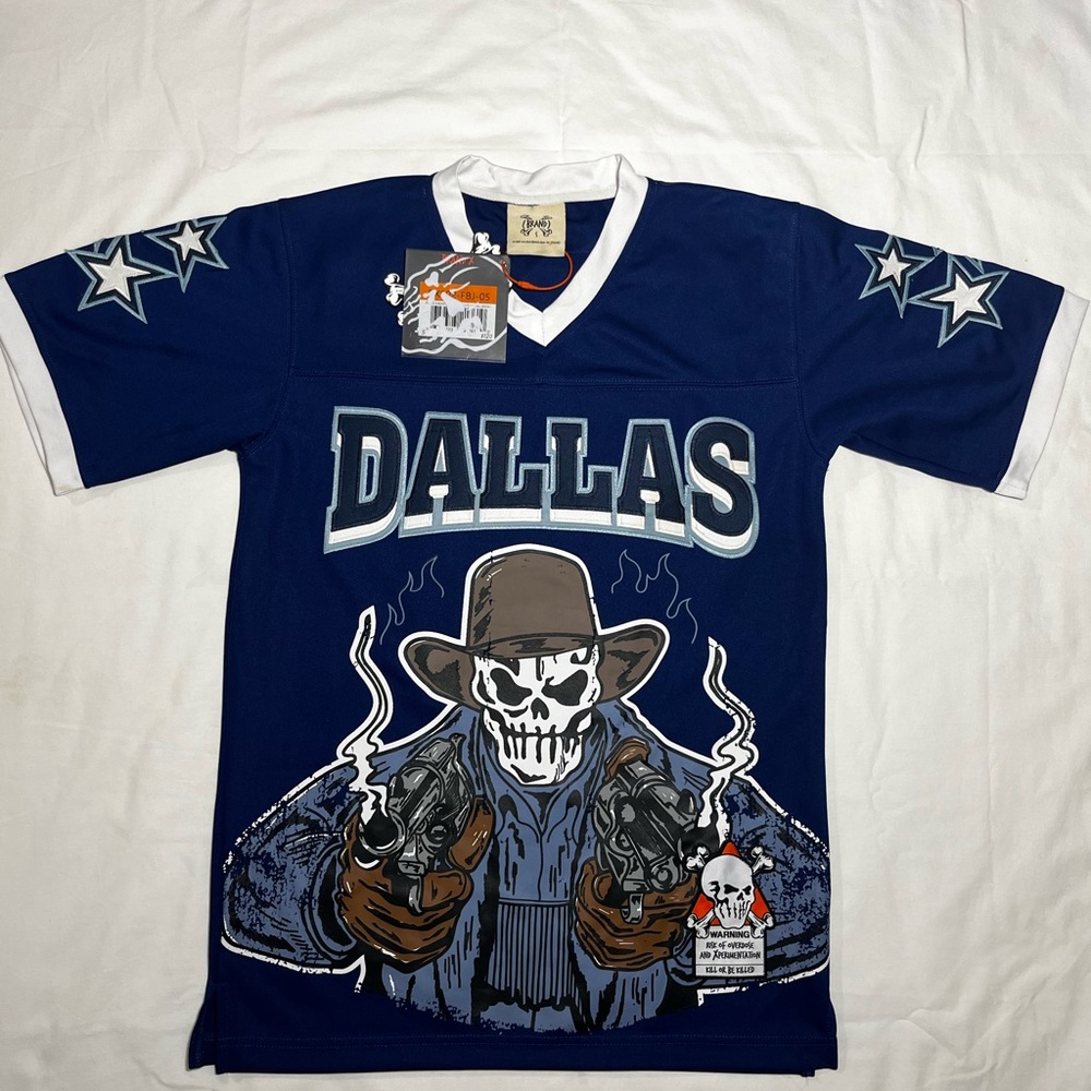Blue Dallas Graphic T-Shirt